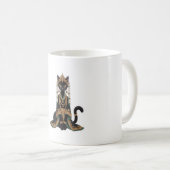 Emerald Royal Kat Empress Tote Bag Koffiemok (Voorkant rechts)