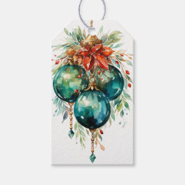 Emerald & Ruby Delights: Een Fusion rood & groen Cadeaulabel