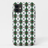 Emerald Ruby Diamond Gemstone Art Red Green Case-Mate iPhone Case (Achterkant)