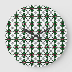 Emerald Ruby Diamond Gemstone Art Red Green Grote Klok