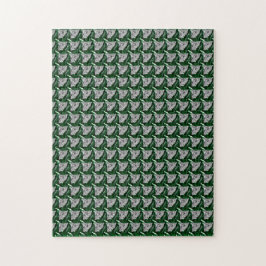 Emerald Ruby Diamond Gemstone Art Red Green Legpuzzel