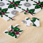 Emerald Ruby Diamond Gemstone Art Red Green Legpuzzel (Zijkant)