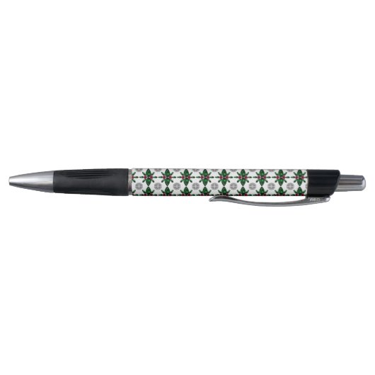 Emerald Ruby Diamond Gemstone Art Red Green Pen (Bodem)