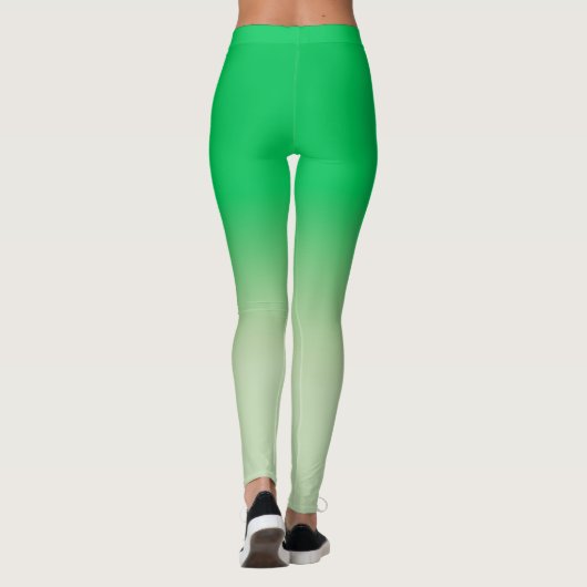Emerald Sage Green Ombre Leggings (Achterkant)