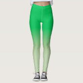 Emerald Sage Green Ombre Leggings (Voorkant)