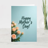 Emerald Script Mothers Day Card Kaart (Voorkant)