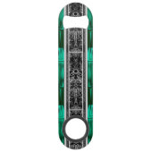 Emerald Scroll Cat Speed Flessenopener (Voorkant)