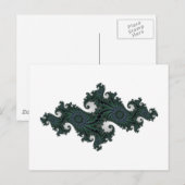 Emerald Seahorse Julia Briefkaart (Voorkant / Achterkant)