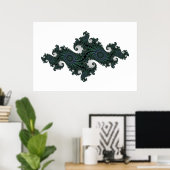 Emerald Seahorse Julia Poster (Thuiskantoor)
