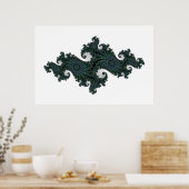 Emerald Seahorse Julia Poster (Keuken)
