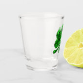 Emerald Shamrock Shot Glas (Links)