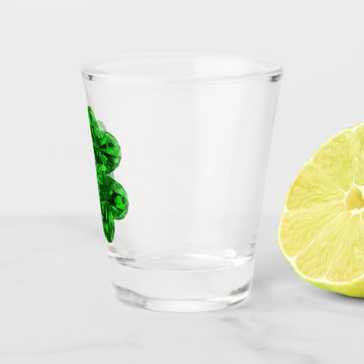 Emerald Shamrock Shot Glas (Rechts)