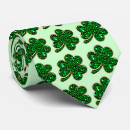 Emerald Shamrock St. Patrick's Day Stropdas