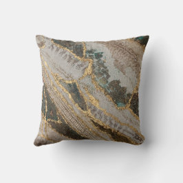 Emerald Snake Skin Sierkussen Gold Animal Print