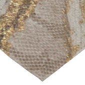 Emerald Snake Skin Tafelkleed Goud Event Decor (Gekanteld)