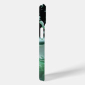 Emerald Splash Dynamics iPhone Case (Achterkant / Rechts)