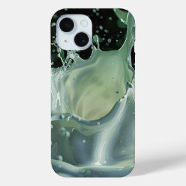 Emerald Splash Dynamics iPhone Case