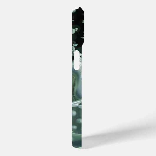 Emerald Splash Dynamics iPhone Case (Achterkant / Rechts)