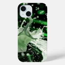 Emerald Splash Dynamics iPhone Case