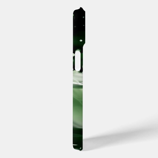Emerald Splash Dynamics iPhone Case (Achterkant / Rechts)