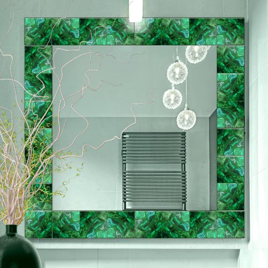 Emerald Spring - Cellen collage N1 Tegeltje