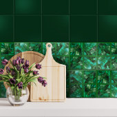 Emerald Spring - Cellen collage N3 Tegeltje