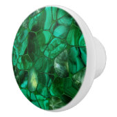 Emerald Spring - Cellen collage N4 Keramische Knop (Rechts)