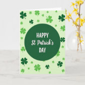 Emerald St. Patrick's Day Kaart (Gele Bloem)