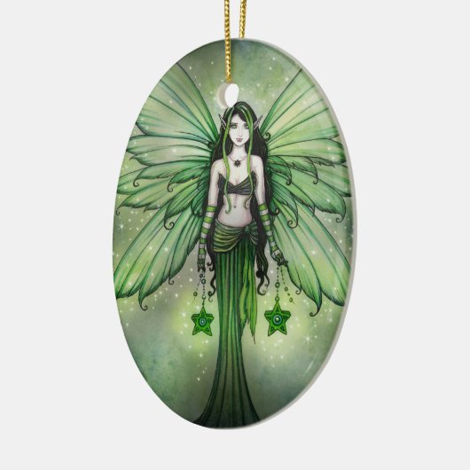 Emerald Star Christmas Fairy Ornament (Links)