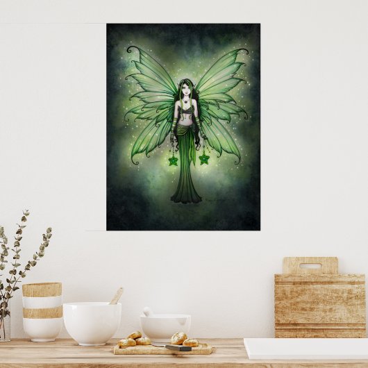 Emerald Star Fairy Poster (Keuken)