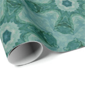Emerald Starburst Kaleidoscoop Cadeaupapier (Rol Hoek)