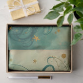 Emerald Starlight Christmas – Whimsical Fantasy Tissuepapier (Geschenk)