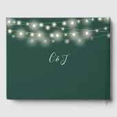 Emerald String Licht Sieraar Signature Script Trou Gastenboek (Achterkant)