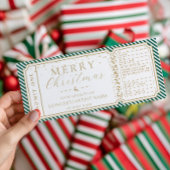 Emerald Stripe Concert Ticket Cadeaubon Kaart