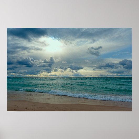 Emerald Sunset Poster (Voorkant)