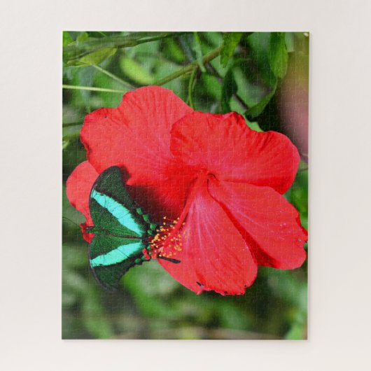 Emerald Swallowtail Butterfly. Legpuzzel (Verticaal)