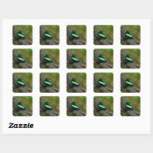 Emerald Swallowtail Vierkante Sticker (Vel)