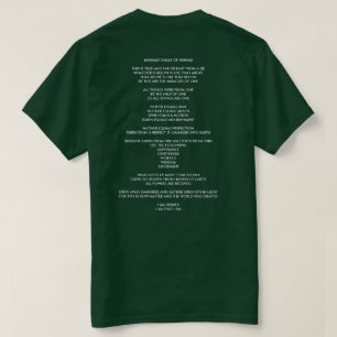 EMERALD TABLET VAN HERMES (VRIJE VERTALING) T-SHIRT