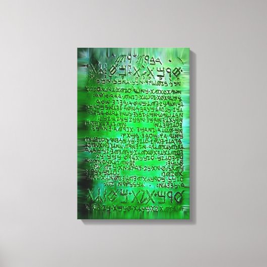 EMERALD TABLETTEN THOTH RA CANVAS EG (Voorkant)