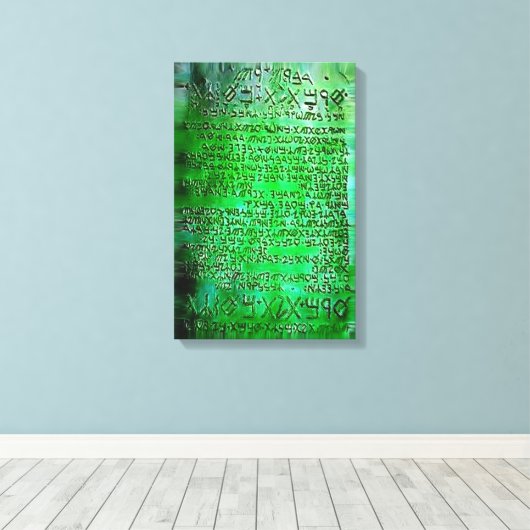 EMERALD TABLETTEN THOTH RA CANVAS EG (Insitu (Houten vloer))