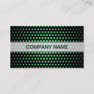 Emerald Techno Stippen Modern Black Visitekaartje