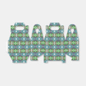 Emerald Tide Kaleidoscoop Bedankdoosjes (Uitgevouwen)