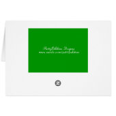 Emerald Tree Boa Snake Kaart (Achterkant Horizontaal)