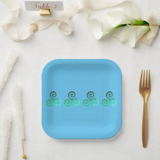 Emerald Triskele Oud Keltisch Symbool Papieren Bordje