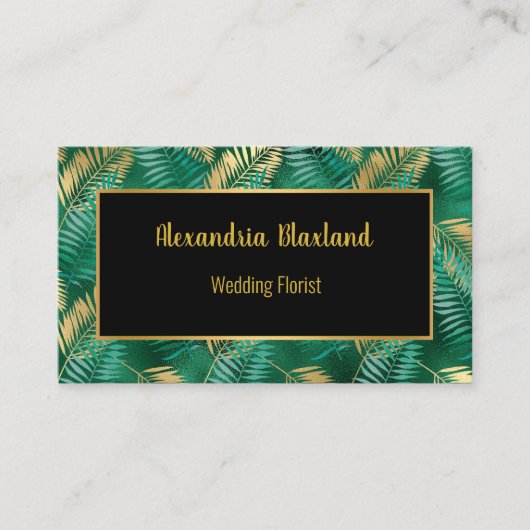 EMERALD TROPICAL PALM VISITEKAARTJE (Voorkant)