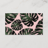 Emerald Tropical QR code RSVP Wedding Website Informatiekaartje (Achterkant)