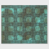 Emerald Turquoise Celtic Knot Gift Wrap Cadeaupapier (Vlak)