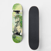 Emerald Unicorn Persoonlijk Skateboard (Voorkant)