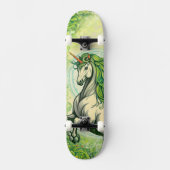 Emerald Unicorn Persoonlijk Skateboard (Voorkant)