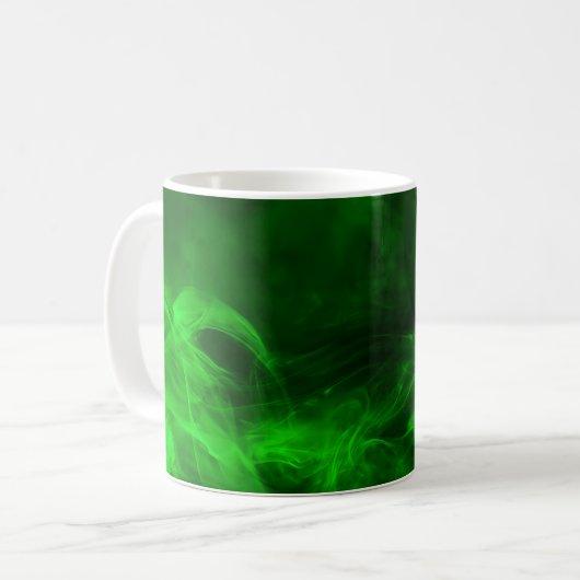 Emerald Vapor Glow Koffiemok (Voorkant links)